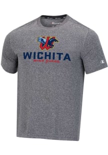 Champion Wichita Wind Surge Grey Heathered Impact Short Sleeve T Shirt