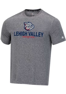 Champion Lehigh Valley Ironpigs Grey Heathered Impact Short Sleeve T Shirt