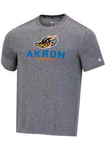 Champion Akron RubberDucks Grey Heathered Impact Short Sleeve T Shirt