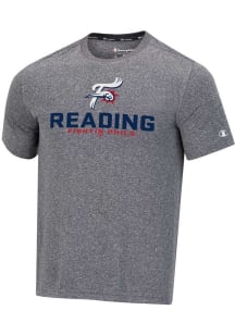 Champion Reading Fightin Phils Grey Heathered Impact Short Sleeve T Shirt