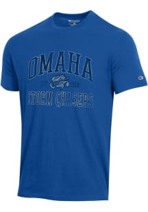 Champion Omaha Storm Chasers Blue Stadium Short Sleeve T Shirt