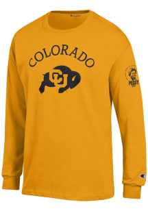 Champion Colorado Buffaloes Gold Peggy Long Sleeve T Shirt