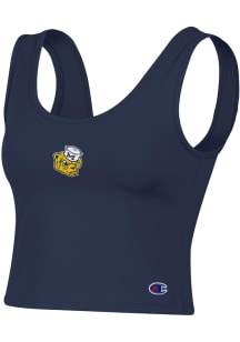 Champion Michigan Wolverines Womens Blue Scoop Tank Top
