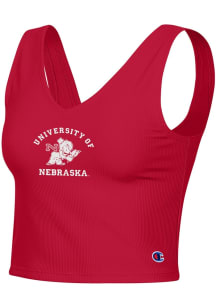 Champion Nebraska Cornhuskers Womens Red Ottoman Tank Top