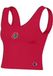 Champion Ohio State Buckeyes Womens Red Scoop Tank Top