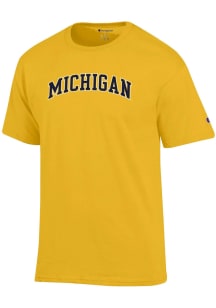 Champion Michigan Wolverines Yellow Rally Loud Big Ten Short Sleeve T Shirt