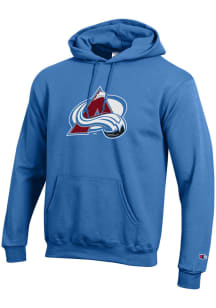 Champion Colorado Avalanche Mens Blue Primary Logo Long Sleeve Hoodie