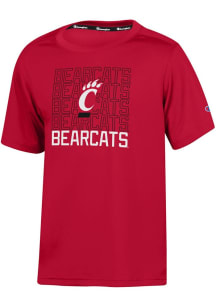 Champion Cincinnati Bearcats Youth Red Impact Short Sleeve T-Shirt