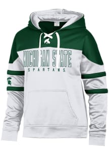 Champion Michigan State Spartans Mens Green Stadium Hockey Laceup Hood