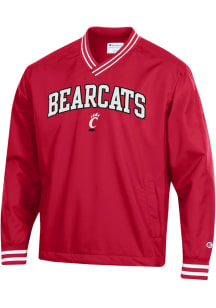 Champion Cincinnati Bearcats Mens Red Superfan Scout Pullover Jackets