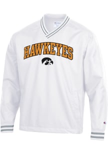 Champion Iowa Hawkeyes Mens White Superfan Scout Pullover Jackets