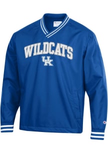 Champion Kentucky Wildcats Mens Blue Superfan Scout Pullover Jackets