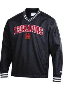 Champion Maryland Terrapins Mens Black Superfan Scout Pullover Jackets