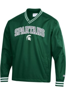 Champion Michigan State Spartans Mens Green Superfan Scout Pullover Jackets