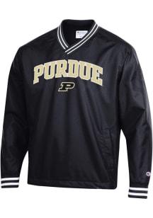 Champion Purdue Boilermakers Mens Black Superfan Scout Pullover Jackets
