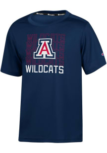 Champion Arizona Wildcats Youth Navy Blue Impact Short Sleeve T-Shirt