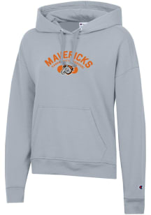 Champion Kansas City Mavericks Womens Grey Powerblend Hooded Sweatshirt