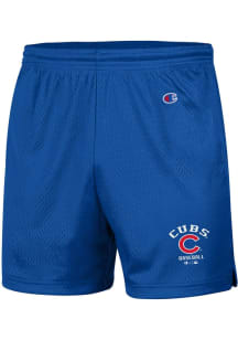 Champion Chicago Cubs Mens Blue Logo Shorts