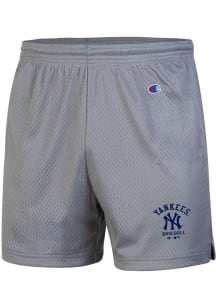 Champion New York Yankees Mens Navy Blue Logo Shorts