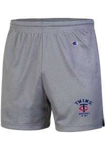 Champion Minnesota Twins Mens Grey Logo Shorts
