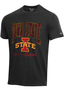 Champion Iowa State Cyclones Black Stadium Embroidery Short Sleeve T Shirt