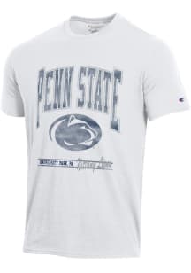 Champion Penn State Nittany Lions White Stadium Embroidery Short Sleeve T Shirt