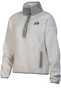 Champion Colorado Buffaloes Womens Natural Polar Qtr Zip
