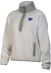 Champion K-State Wildcats Womens Natural Polar Qtr Zip