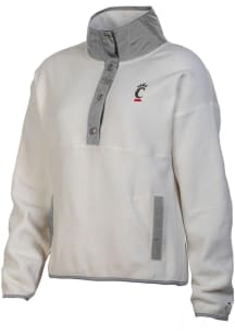 Champion Cincinnati Bearcats Womens Natural Polar Qtr Zip