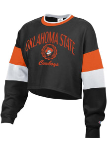 Champion Oklahoma State Cowboys Womens Black Fresh Fly Crew Sweatshirt