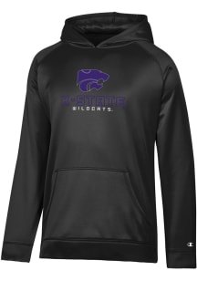 Champion K-State Wildcats Youth Purple Raglan Long Sleeve Hoodie