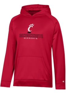 Champion Cincinnati Bearcats Youth Red Raglan Long Sleeve Hoodie