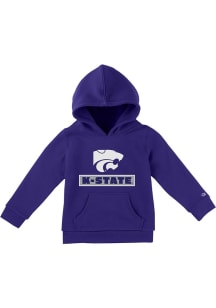 Champion K-State Wildcats Toddler Purple Stadium Long Sleeve Hooded Sweatshirt
