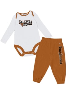Champion Texas Longhorns Infant Burnt Orange Sweatpant Set Top and Bottom