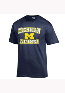 Michigan Wolverines Blue Alumni Graphic Short Sleeve T Shirt
