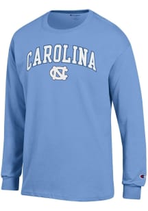 Champion North Carolina Tar Heels Light Blue Arch Mascot Long Sleeve T Shirt