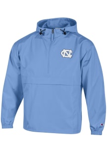 Champion North Carolina Tar Heels Mens Light Blue Vintage Logo Packable Light Weight Jacket