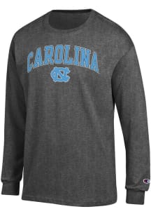 Champion North Carolina Tar Heels Charcoal Arch Mascot Long Sleeve T Shirt