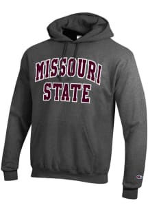Champion Missouri State Bears Mens Charcoal Arch Long Sleeve Hoodie