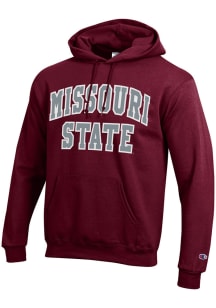 Champion Missouri State Bears Mens Maroon Arch Long Sleeve Hoodie