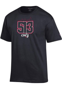 Champion Cincinnati Bearcats Black 513 Day Short Sleeve T Shirt