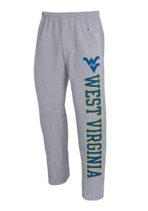 Champion West Virginia Mountaineers Mens Grey Down Sweatpants