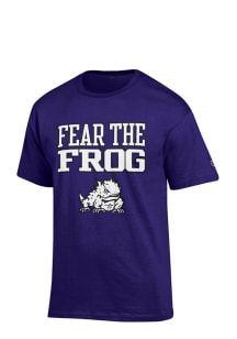 Champion TCU Horned Frogs Purple Fear the Frog Short Sleeve T Shirt
