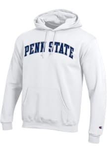Champion Penn State Nittany Lions Mens White Fleece Long Sleeve Hoodie