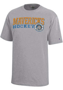 Champion Kansas City Mavericks Youth Grey Circle Short Sleeve T-Shirt