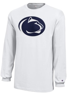 Champion Penn State Nittany Lions Youth White Lion Long Sleeve T-Shirt