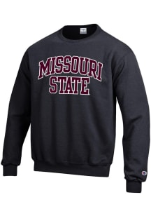Champion Missouri State Bears Mens Black Arch Long Sleeve Crew Sweatshirt