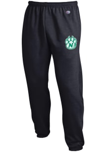 Champion Northwest Missouri State Bearcats Mens Black Closed Bottom Sweatpants