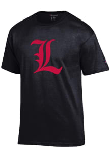 Champion Louisville Cardinals Black Old English Short Sleeve T Shirt