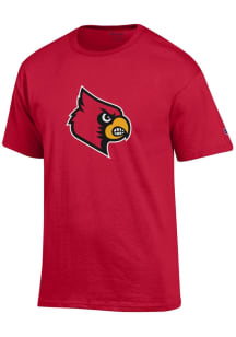 Champion Louisville Cardinals Red Big Logo Short Sleeve T Shirt